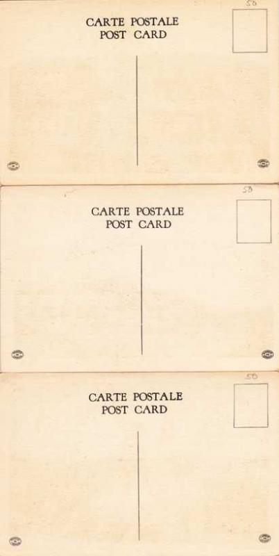 (3 cards) Oratoire Saint-Joseph Lawns Panorama Main Alter Montreal Quebec Canada