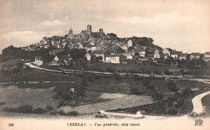 Vintage Postcard 1910's Vezelay Vue Generale Cote Ouest France