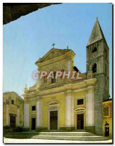 Modern Postcard Sospel Cathedrale Saint Michel Romanesque bell tower