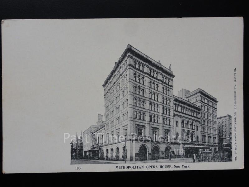 USA: NEW YORK CITY - Metropolitan Opera House c1905 UB