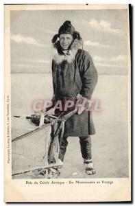 Old Postcard Polar North Pole Near the Arctic Circle A missionary trip