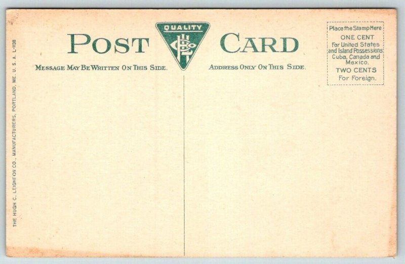 Model School  Willimantic  Connecticut  Postcard