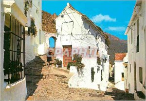 Modern Postcard Costa del Sol Casares Typical street