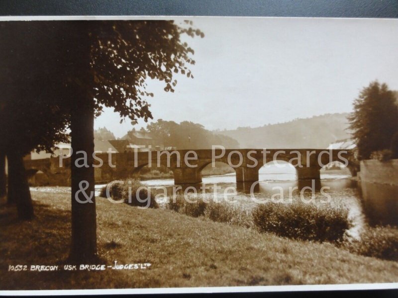 BRECON, USK BRIDGE c1928 RP by Judges No.10632