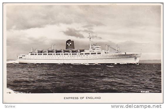RP, Oceanliner/Steamer, Canadian Pacific Railway Co., Empress Of England, 192...