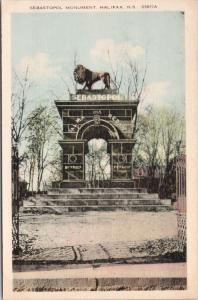 Halifax Nova Scotia NS Sebastopol Monument Unused Postcard E34