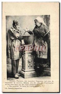 Old Postcard Photography Peasants Folklore