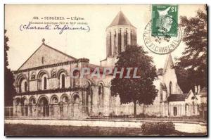 Old Postcard Surgeres L & # 39Eglise Historical Monument