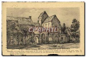 Old Postcard Saint Lazare Former leper near Beauvais