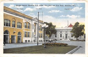 Market Square Post Office And City Hall  - Kenosha, Wisconsin WI