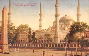 Mosque of Sultan Ahmid Constantinople Turkey 1910 