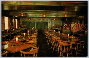 Vtg Waterville Maine ME The Jefferson Restaurant & Lounge 1950s View Postcard