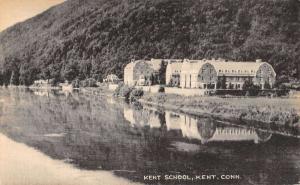 Kent Connecticut School Exterior Waterfront Antique Postcard K19450 