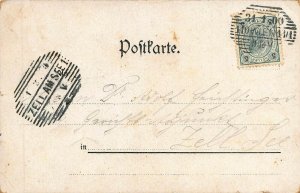 HEIL DEUTSCHLAND! 1900 J BAUER POSTCARD