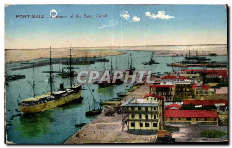 Africa - Africa - Egypt - Egypt - Port Said - Entrance of Suez Canal - Old Po...