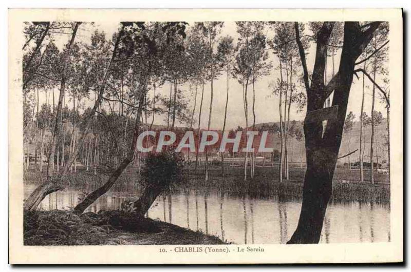 Postcard Old Chablis Serein