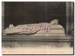 Old Postcard Dreux Chapelle St Louis Tomb of the Duchess of Orleans Douiriere...