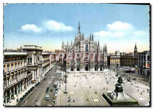 Modern Postcard Milano Plaza del Doumo