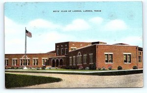 LAREDO, TX Texas ~ BOYS CLUB of LAREDO  c1930s Linen  Postcard