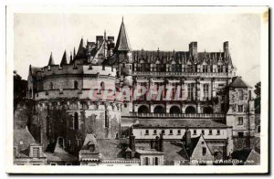 Old Postcard Amboise Chateau d'Amboise