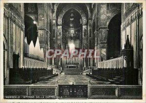 Modern Postcard Monreale Interior of the Cathedral Organ