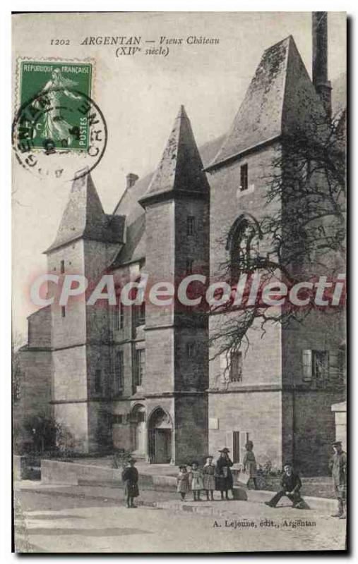Old Postcard Argentan Vieux Chateau