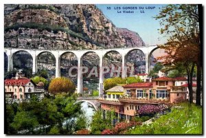 Old Postcard Gorges Du Loup Viaduct