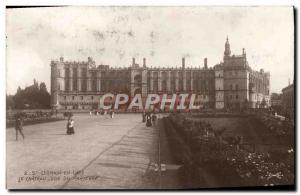 Postcard Old St Germain En Laye Le Chateau View From Parterre