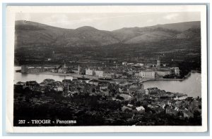 Trogir Split Dalmatia Croatia Postcard Panoramic View c1920's Unposted