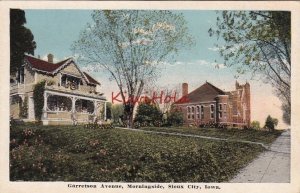 Postcard Garreston Avenue Morningside Sioux City Iowa