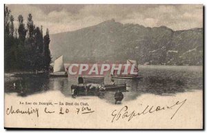 Old Postcard Lake Bourget Cat's tooth