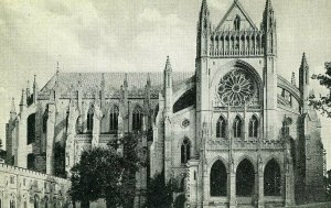 Postcard Early View of Women's Porch at Washington Cathedral , DC.     N1