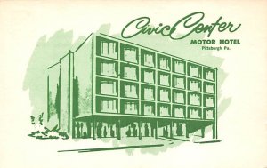 Civic Center Motor Hotel - Pittsburgh, Pennsylvania PA