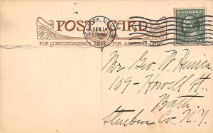 No One to Love Me Ducks / Geese 1911 stains on front, postal marking on front