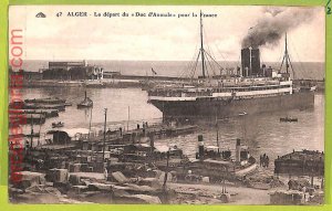 af7450 - VINTAGE POSTCARD Postcards - ALGER Ship Duc d'Aumale NAVI-