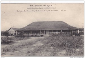 CONGO FRANCAIS, Africa, PU-1905; Mission Catholique De Brazzaville, Habitatio...