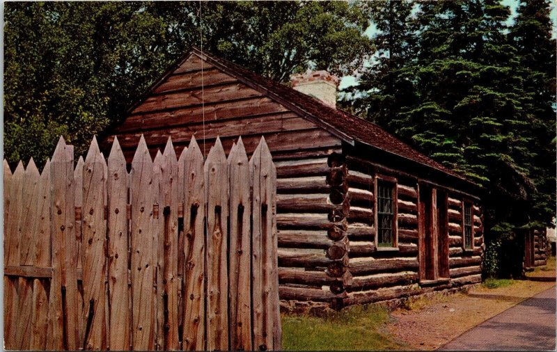 Officers Quarters Fort Wilkins State Park Copper Harbor Keweenawland MI Postcard 