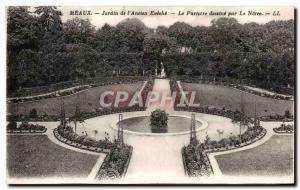 Old Postcard Meaux From Garden & # 39Ancien Eveche Parterre Our Draw For The