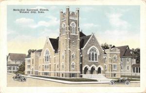 WEBSTER CITY, IA Iowa  METHODIST EPISCOPAL CHURCH  Hamiliton Co c1920's Postcard