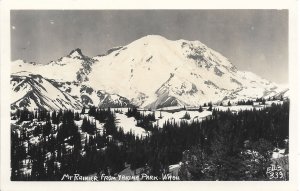RPPC: Mt Rainier from Yakima Park, Washington, mint Ellis #339 (PC1593)