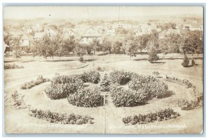 1909 Wesleyan University Campus Nebraska NE Posted RPPC Photo Postcard