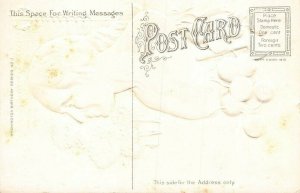 George Washington First in War First in Peace Embossed Postcard