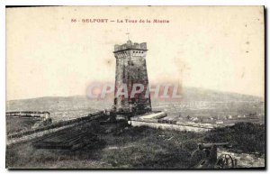Old Postcard Belfort Tower Miotte