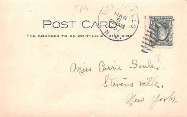 High School Monticello, New York Postcard