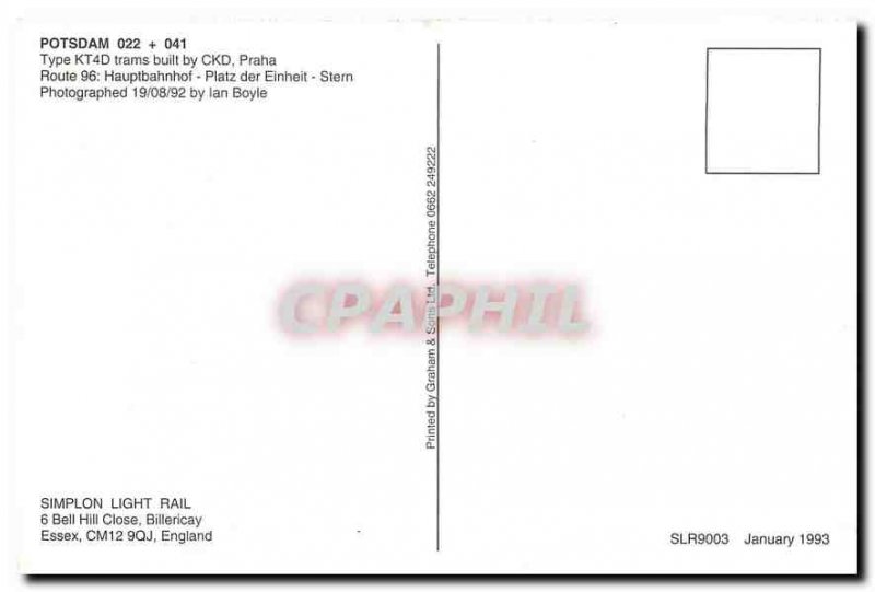 Modern Postcard Potsdam 022 + 041