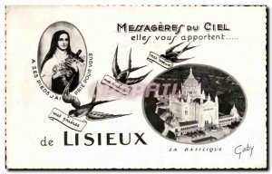 Old Postcard Lisieux Therese Basilica