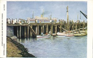 sierra-leone, The Pier (1920s) Postcard (1)