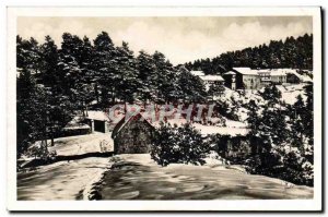 Old Postcard Peira Cava Under the Snow