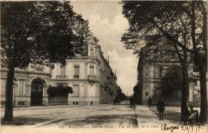 CPA ANGERS - Rue du Haras - Vue du Mail de la Gare (296934)