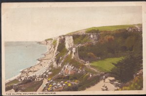 Sussex Postcard - The Cliffs, Holywell, Eastbourne    RS3358